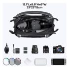 Bolso Fotográfico Multifunción K&F Concept 10 L – Gris – Foto 4
