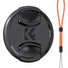 Tapa de Lente K&F Concept 77 mm con Correa Antipérdida