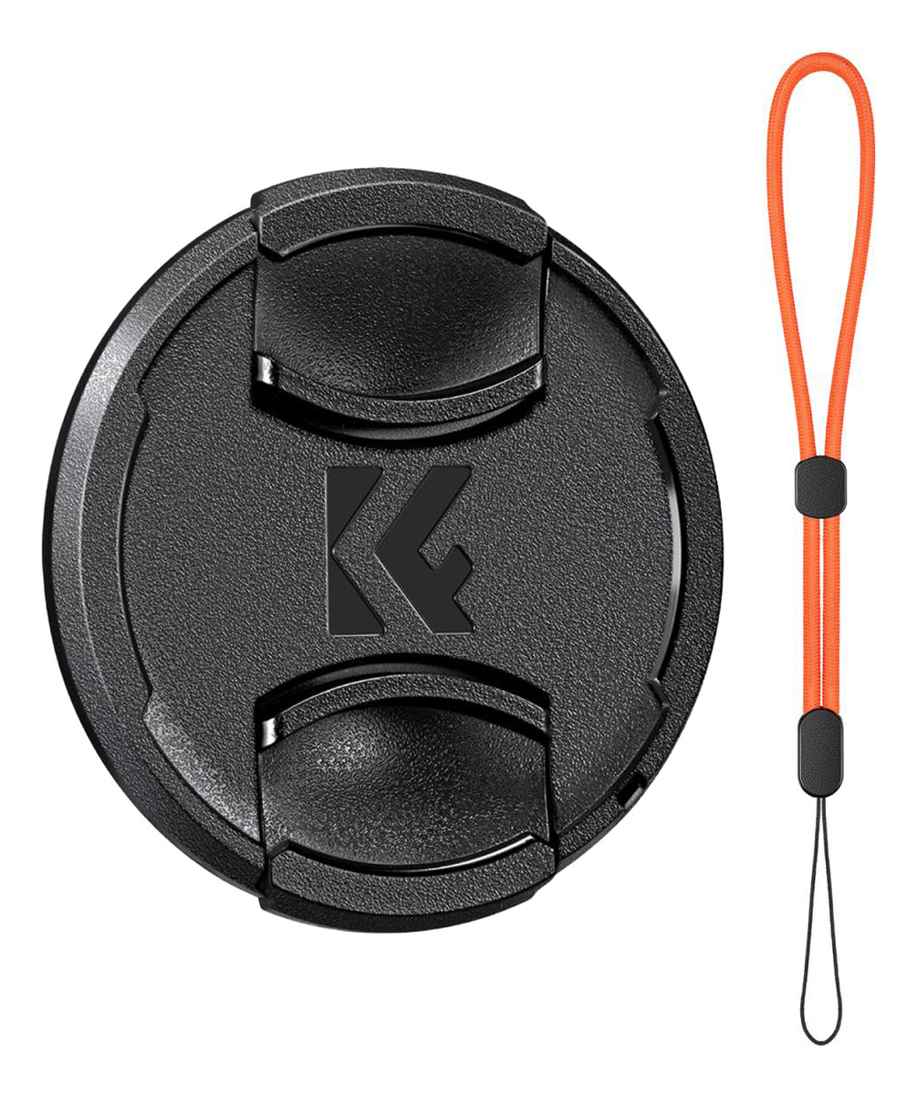 D_827554-MLU81831616207_012025-F.jpg Tapa de Lente K&F Concept 77 mm con Correa Antipérdida