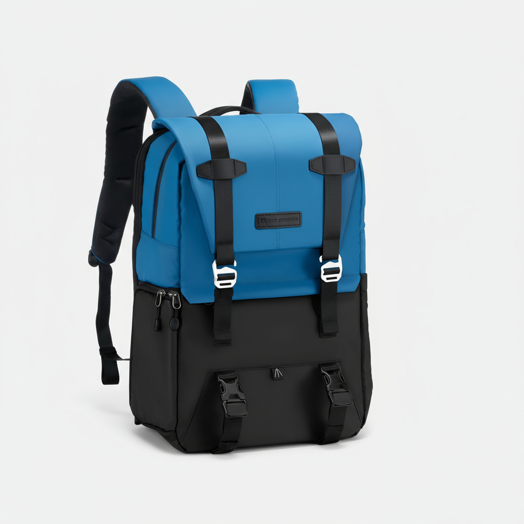 Mochila Fotográfica K&f Concept 20lts Impermeable Azul