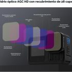 Kit 4 filtros ND K&F Concept para GoPro Hero 13/12/11/10/9 - vidrio AGC 28 capas