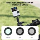 Kit filtros UV, CPL y ND4 K&F Concept para Insta360 GO 3S - foto 2