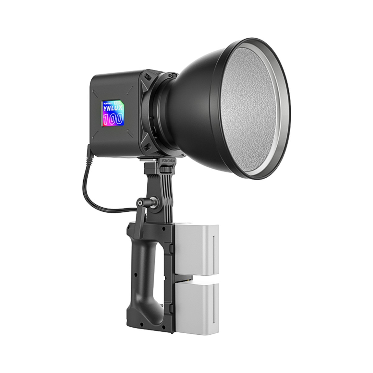 Luz LED COB RGB Yongnuo YNLUX100 RGB – Kit de Mano Luz LED COB RGB Yongnuo YNLUX100 RGB – Kit de Mano