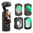Kit 4 filtros magnéticos K&F Concept para DJI Osmo Pocket 3: gran angular, CPL, ND variable y Black Mist