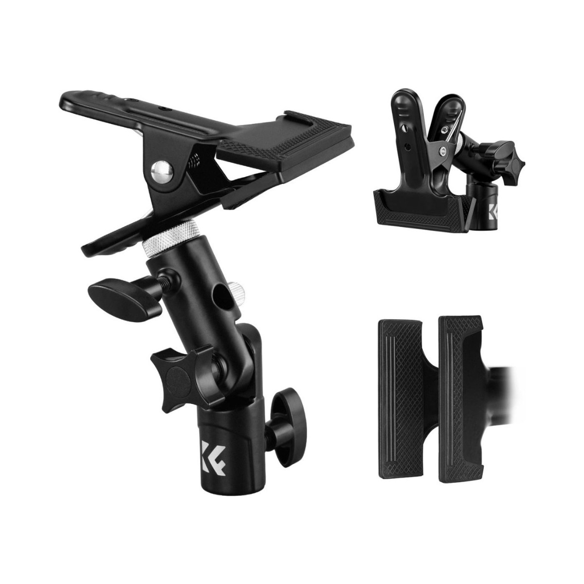 Pinza Soporte K&F Concept para Reflectores y Paraguas Pinza Soporte K&F Concept para Reflectores y Paraguas