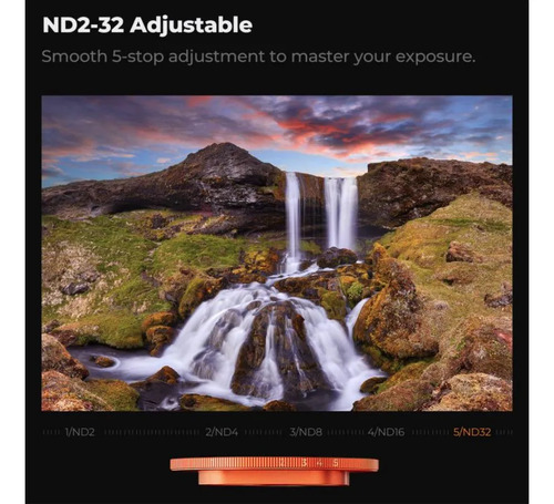 Filtro ND variable ND2-32 K&F Concept para iPhone 17 Pro Max - foto 3