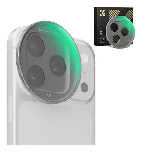 D_959537-MLU118449863041_092026-O.jpg Filtro CPL polarizador K&F Concept para iPhone 17 Pro Max