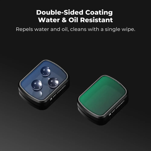 Kit lente gran angular y filtros Black Diffusion y Cool Light K&F Concept para DJI Osmo Pocket 3 - foto 7