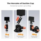 Soporte con Ventosa y Brazo K&F Concept para Celular y GoPro