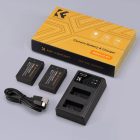 Kit 2 baterías LP-E17 para Canon con cargador dual K&F Concept - imagen 10