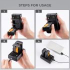 Kit 2 baterías LP-E6NH para Canon con cargador dual K&F Concept - imagen 7
