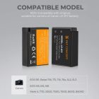 Kit 2 baterías LP-E17 para Canon con cargador dual K&F Concept - imagen 5