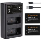 Kit 2 baterías LP-E17 para Canon con cargador dual K&F Concept - imagen 1