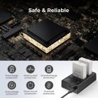 Kit 2 baterías LP-E8 para Canon con cargador dual K&F Concept - imagen 5