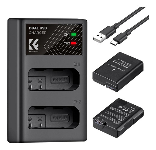 Kit 2 Baterías En-el14 1050mah P/ Nikon + Cargador Dual K&f